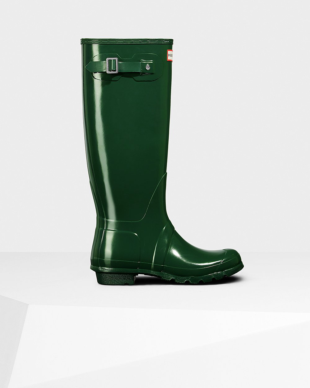 Galochas Altas Hunter Feminina Verdes - Original Gloss - 40CMVPHAN
